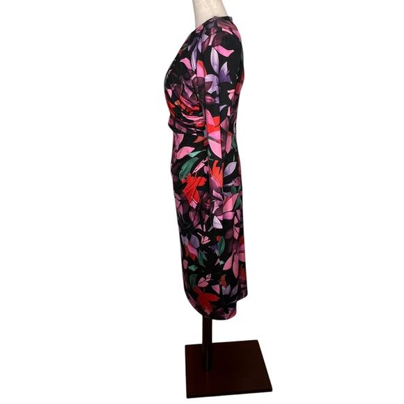 NWOT Alexia Admor Nicolette Neon Floral Print Midi Dress – Sz XS - Picture 7 of 8